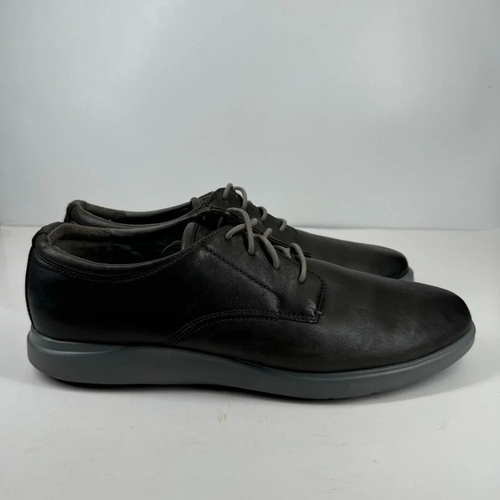 Cole Haan Grand Plus Essex Men's US 12M Magnet Grey Leather Wedge Oxford C28730